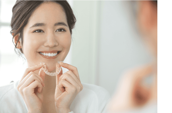 着脱が簡単 食事や歯磨きが快適